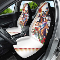 Kentucky Horse Racing Car Seat Cover 2025 Happy 151st Anniversary With Roses LT14