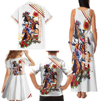 Kentucky Horse Racing Family Matching Tank Maxi Dress and Hawaiian Shirt 2025 Happy 151st Anniversary With Roses LT14