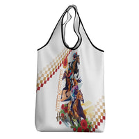 Kentucky Horse Racing Grocery Bag 2025 Happy 151st Anniversary With Roses LT14