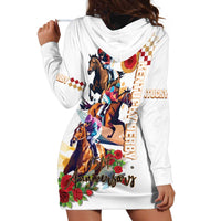 Kentucky Horse Racing Hoodie Dress 2025 Happy 151st Anniversary With Roses LT14