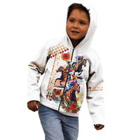 Kentucky Horse Racing Kid Hoodie 2025 Happy 151st Anniversary With Roses LT14