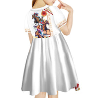 Kentucky Horse Racing Kid Short Sleeve Dress 2025 Happy 151st Anniversary With Roses LT14