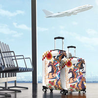 Kentucky Horse Racing Luggage Cover 2025 Happy 151st Anniversary With Roses LT14