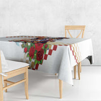 Kentucky Horse Racing Tablecloth 2025 Happy 151st Anniversary With Roses LT14