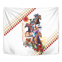 Kentucky Horse Racing Tapestry 2025 Happy 151st Anniversary With Roses LT14
