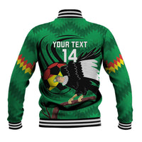 Custom Bolivia Football Baseball Jacket Andean Condor Vamo La Verde