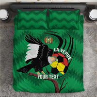 Custom Bolivia Football Bedding Set Andean Condor Vamo La Verde