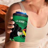 Custom Bolivia Football 4 in 1 Can Cooler Tumbler Andean Condor Vamo La Verde