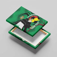 Custom Bolivia Football Canvas Wall Art Andean Condor Vamo La Verde