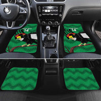 Custom Bolivia Football Car Mats Andean Condor Vamo La Verde