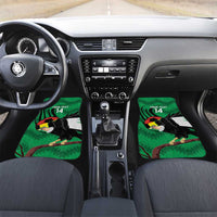 Custom Bolivia Football Car Mats Andean Condor Vamo La Verde