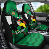Custom Bolivia Football Car Seat Cover Andean Condor Vamo La Verde