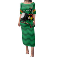 Custom Bolivia Football Family Matching Puletasi and Hawaiian Shirt Andean Condor Vamo La Verde