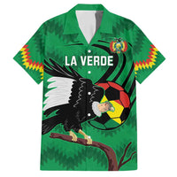 Custom Bolivia Football Family Matching Tank Maxi Dress and Hawaiian Shirt Andean Condor Vamo La Verde