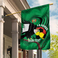 Custom Bolivia Football Garden Flag Andean Condor Vamo La Verde