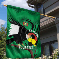 Custom Bolivia Football Garden Flag Andean Condor Vamo La Verde