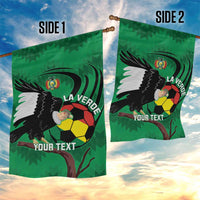 Custom Bolivia Football Garden Flag Andean Condor Vamo La Verde