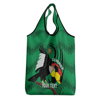Custom Bolivia Football Grocery Bag Andean Condor Vamo La Verde