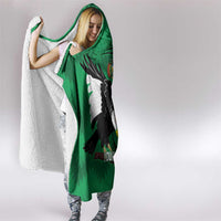 Custom Bolivia Football Hooded Blanket Andean Condor Vamo La Verde