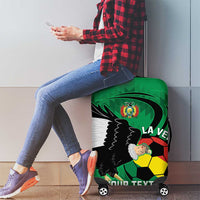 Custom Bolivia Football Luggage Cover Andean Condor Vamo La Verde