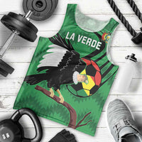 Custom Bolivia Football Men Tank Top Andean Condor Vamo La Verde