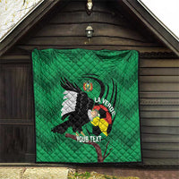 Custom Bolivia Football Quilt Andean Condor Vamo La Verde