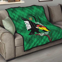 Custom Bolivia Football Quilt Andean Condor Vamo La Verde