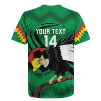 Custom Bolivia Football Rugby Jersey Andean Condor Vamo La Verde
