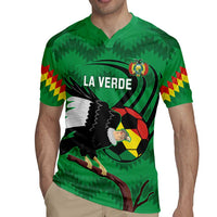 Custom Bolivia Football Rugby Jersey Andean Condor Vamo La Verde