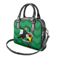 Custom Bolivia Football Shoulder Handbag Andean Condor Vamo La Verde