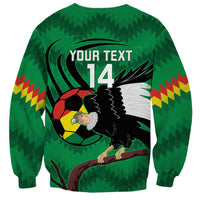 Custom Bolivia Football Sweatshirt Andean Condor Vamo La Verde