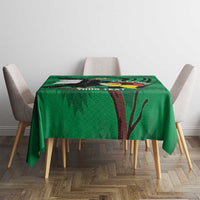 Custom Bolivia Football Tablecloth Andean Condor Vamo La Verde