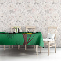 Custom Bolivia Football Tablecloth Andean Condor Vamo La Verde