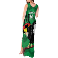 Custom Bolivia Football Tank Maxi Dress Andean Condor Vamo La Verde
