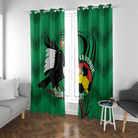 Custom Bolivia Football Window Curtain Andean Condor Vamo La Verde