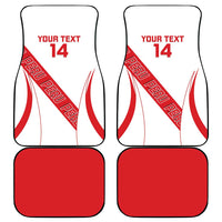 Custom Peru Football Car Mats La Bicolor Coat Of Arms Style