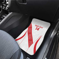 Custom Peru Football Car Mats La Bicolor Coat Of Arms Style