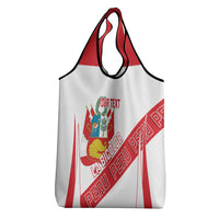 Custom Peru Football Grocery Bag La Bicolor Coat Of Arms Style