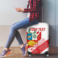 Custom Peru Football Luggage Cover La Bicolor Coat Of Arms Style