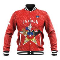 Custom Chile Football Baseball Jacket Vamos La Roja