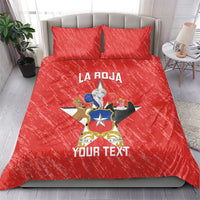 Custom Chile Football Bedding Set Vamos La Roja