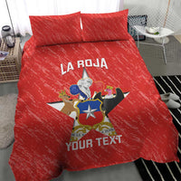 Custom Chile Football Bedding Set Vamos La Roja