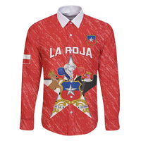 Custom Chile Football Family Matching Puletasi and Hawaiian Shirt Vamos La Roja