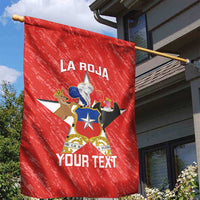 Custom Chile Football Garden Flag Vamos La Roja