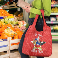 Custom Chile Football Grocery Bag Vamos La Roja