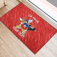Custom Chile Football Rubber Doormat Vamos La Roja