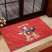 Custom Chile Football Rubber Doormat Vamos La Roja
