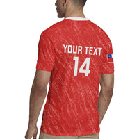 Custom Chile Football Rugby Jersey Vamos La Roja