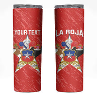Custom Chile Football Skinny Tumbler Vamos La Roja