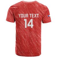 Custom Chile Football T Shirt Vamos La Roja